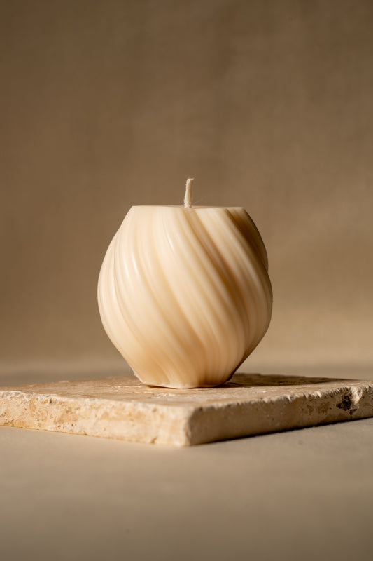 Maison Harmonie - Bougies artisanales - Les bougies moulées - Torsadée parfumée